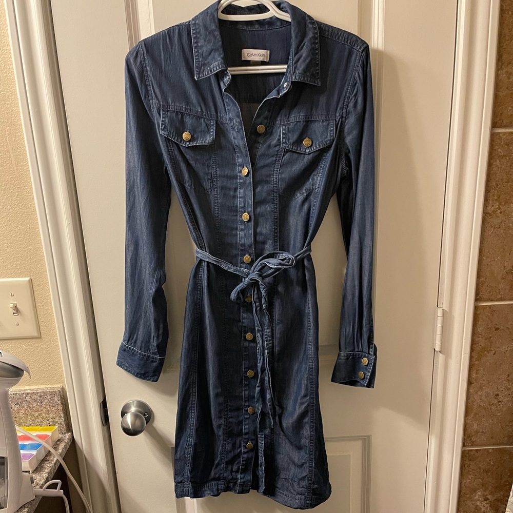 Calvin Klein denim dress